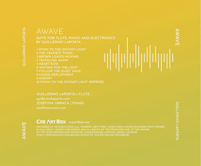 AWAVE - Suite for flute piano & electronics