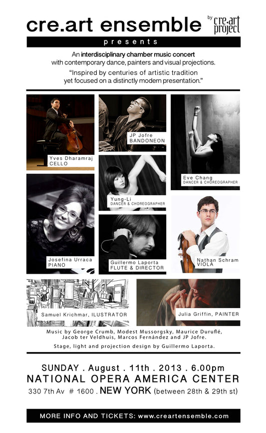Cre.Art Project presents their unique and compelling vision of chamber music.